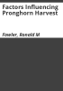Factors_influencing_pronghorn_harvest