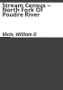 Stream_census_--_North_fork_of_Poudre_River