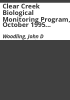 Clear_Creek_biological_monitoring_program__October_1995_through_September_2006