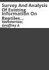 Survey_and_analysis_of_existing_information_on_reptiles_and_amphibians_in_northwest_Colorado__and_a_summary_of_amphibian_and_reptilian_responses_to_environmental_contamination_and_modification