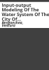 Input-output_modeling_of_the_water_system_of_the_city_of_Fort_Collins