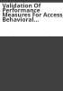 Validation_of_performance_measures_for_Access_Behavioral_Care--Northeast