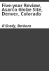 Five-year_review__Asarco_Globe_site__Denver__Colorado