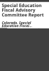 Special_Education_Fiscal_Advisory_Committee_report