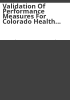 Validation_of_performance_measures_for_Colorado_Health_Partnerships__LLC