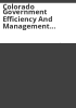 Colorado_Government_Efficiency_and_Management_performance_review