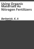 Using_organic_materials_as_nitrogen_fertilizers