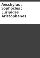 Aeschylus___Sophocles___Euripides___Aristophanes