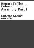 Report_to_the_Colorado_General_Assembly
