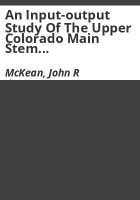 An_input-output_study_of_the_Upper_Colorado_main_stem_region_of_western_Colorado