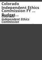 Colorado_Independent_Ethics_Commission_FY_____budget_request