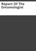 Report_of_the_entomologist