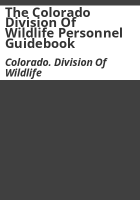 The_Colorado_Division_of_Wildlife_personnel_guidebook