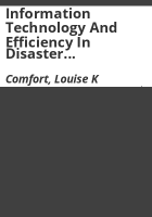 Information_technology_and_efficiency_in_disaster_response