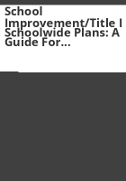 School_improvement_Title_I_schoolwide_plans