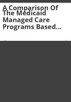 A_comparison_of_the_Medicaid_managed_care_programs_based_on_quality