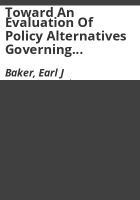 Toward_an_evaluation_of_policy_alternatives_governing_hazard-zone_land_uses
