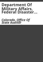 Department_of_Military_Affairs__Federal_Disaster_Assistance_Grant__75062345_financial_statements__for_the_period_October_1__1977_through_February_28__1979