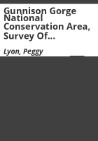 Gunnison_Gorge_National_Conservation_Area__survey_of_impacts_on_rare_plants