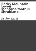Rocky_Mountain_lower_montane-foothill_shrubland_ecological_system