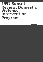 1997_sunset_review__domestic_violence_intervention_program