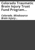 Colorado_Traumatic_Brain_Injury_Trust_Fund_Program_report_to_the_Legislature