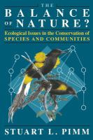 The_balance_of_nature__ecological_issues_in_the_conservation_of_species_and_communities