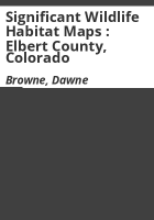 Significant_wildlife_habitat_maps___Elbert_County__Colorado