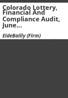 Colorado_Lottery__financial_and_compliance_audit__June_30__2015_and_2014