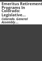 Emeritus_retirement_programs_in_Colorado