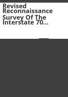 Revised_reconnaissance_survey_of_the_Interstate_70_mountain_corridor_between_Glenwood_Springs_and_C-470_in_Colorado