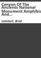 Canyon_of_the_Ancients_National_Monument_amphibian_and_reptile_inventory