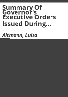 Summary_of_Governor_s_executive_orders_issued_during_COVID-19_emergency