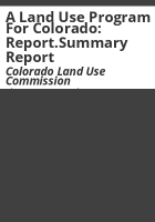 A_Land_use_program_for_Colorado