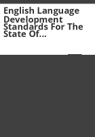 English_language_development_standards_for_the_state_of_Colorado