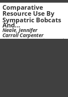Comparative_resource_use_by_sympatric_bobcats_and_coyotes___Food_habits__habitat_use__activity_and_spatial_relationships