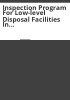 Inspection_program_for_low-level_disposal_facilities_in_Colorado