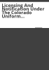 Licensing_and_notification_under_the_Colorado_Uniform_Consumer_Credit_Code