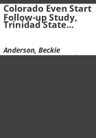 Colorado_Even_Start_follow-up_study__Trinidad_State_Junior_College